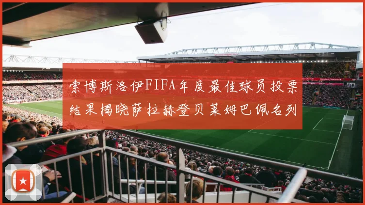 索博斯洛伊FIFA年度最佳球员投票结果揭晓萨拉赫登贝莱姆巴佩名列前茅